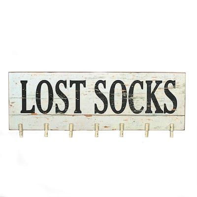 Lost Socks Clothes Pin Memo Board