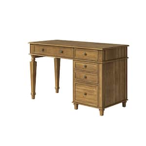 Susanna Traditional 50 in. Farmhouse Desk with Lift Top and USB-ACORN