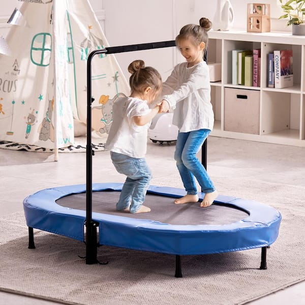 VEVOR Kids Trampoline 56 x 36 in. Indoor Outdoor Trampoline