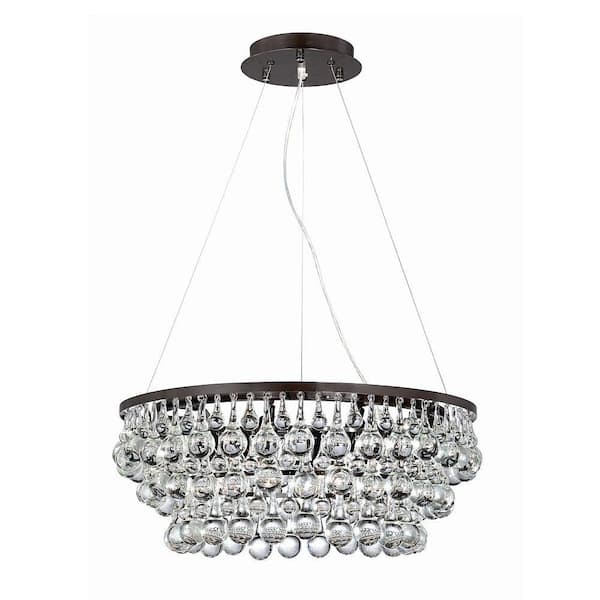 Eurofase Canto Collection 8-Light Oil Rubbed Bronze Chandelier