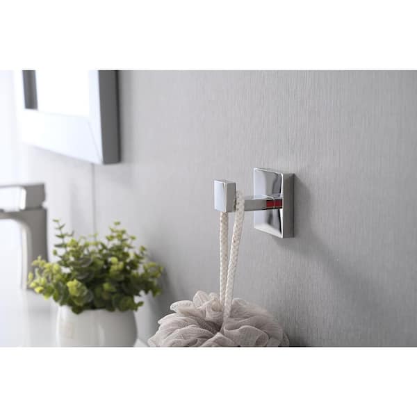 8 -Piece Bath Hardware Set with Mounting Hardware in Chrome