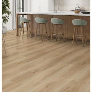 Bakewell Oak 14 mm x 8 in. W Waterproof Laminate Wood Flooring(13.28 sq. ft./case)