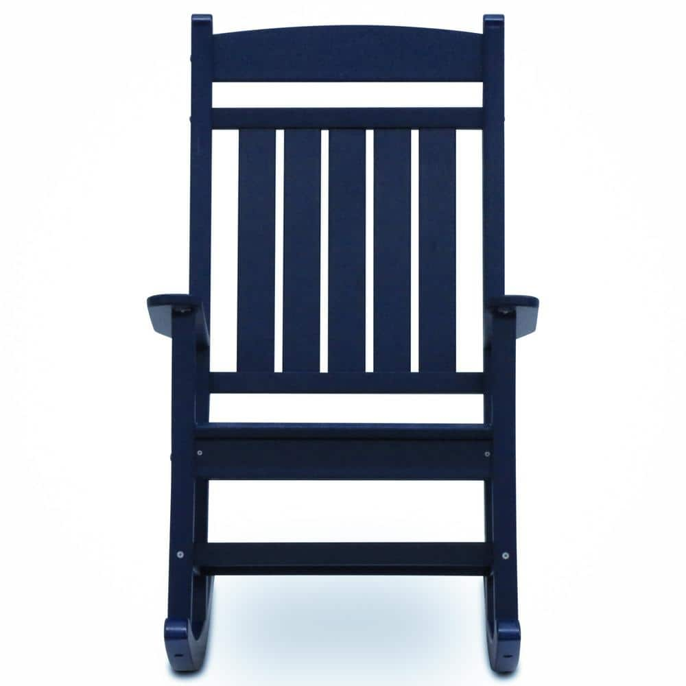 navy blue outdoor rocker