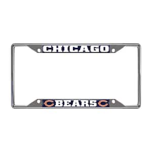 NFL - Chicago Bears Chromed Stainless Steel License Plate Frame
