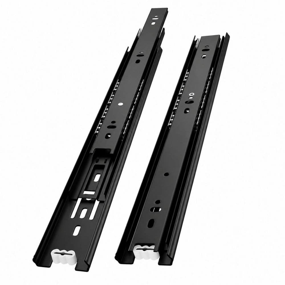 Full Extension 12 in. Side Mount Ball Bearing Heavy Duty Steel Drawer Slides 1 Pair for Cabinet, Tool Box price history on PriceWatchPro