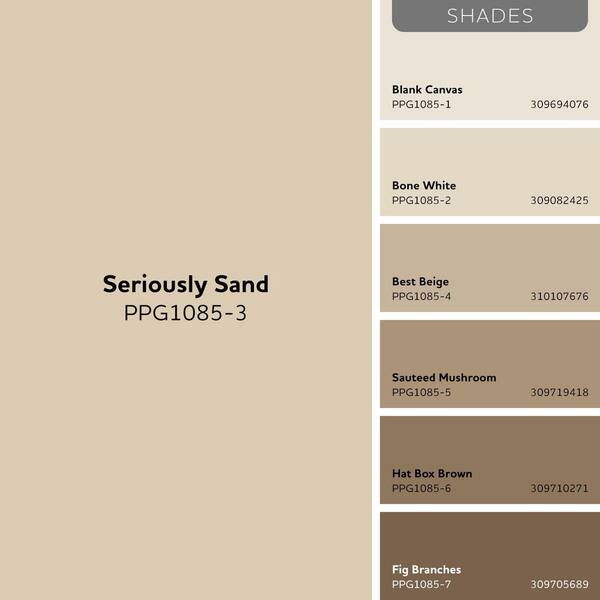Glidden Premium 1 qt. PPG1085-3 Seriously Sand Eggshell Interior