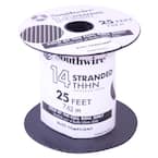 25 ft. 14 Black Stranded CU THHN Wire
