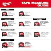 25 ft. x 1-5/16 in. Wide Blade Tape Measure with 17 ft. Reach