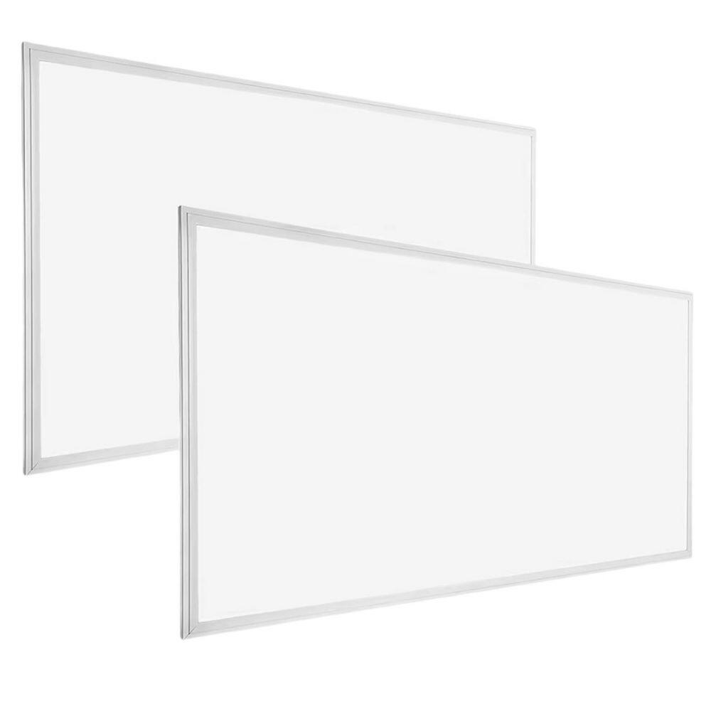 2 ft. x 4 ft. 250-Watt Equivalent Integrated LED Troffer Panel Light 7800 Lumens, 5000K White Dimmable (2-Pieces) price history on PriceWatchPro