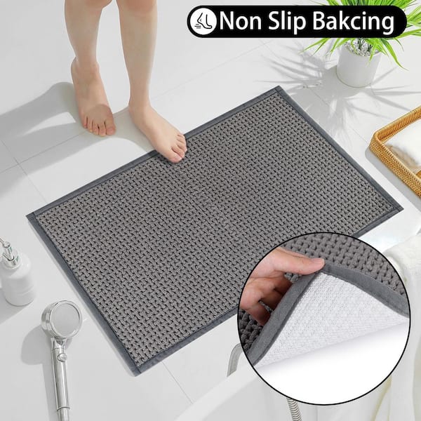 【新品・未使用】Smart Bath Mat ilemong Bath Mat Quick Dry 15.7 in. x 23.6 in. Non-Slip Bathroom