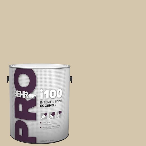 1 gal. #YL-W11 Khaki Shade Eggshell Interior Paint