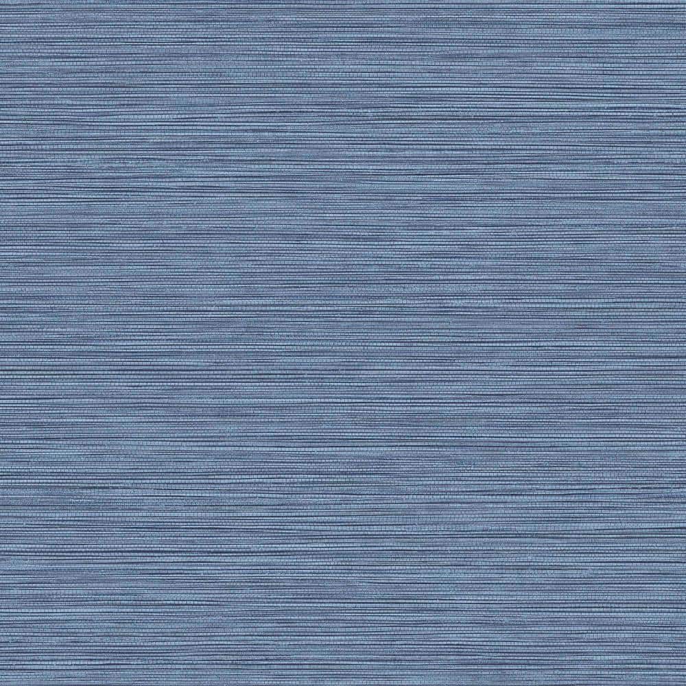 Denim Blue Embossed Vinyl 3D Wallpaper Roll