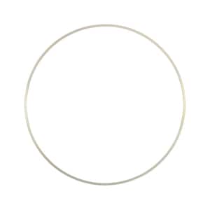 20 in. W x 20 in. H Aluminum Round Circular Framed for Wall Decorative Bathroom Vanity Mirror in Gold