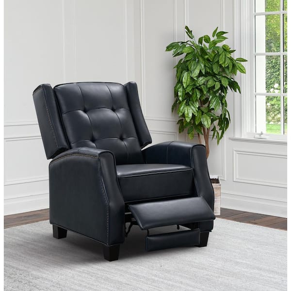 garrett leather pushback recliner