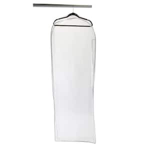 22 in. x 5 in. x 64 in. Garment Crystal Clear Gown Bag
