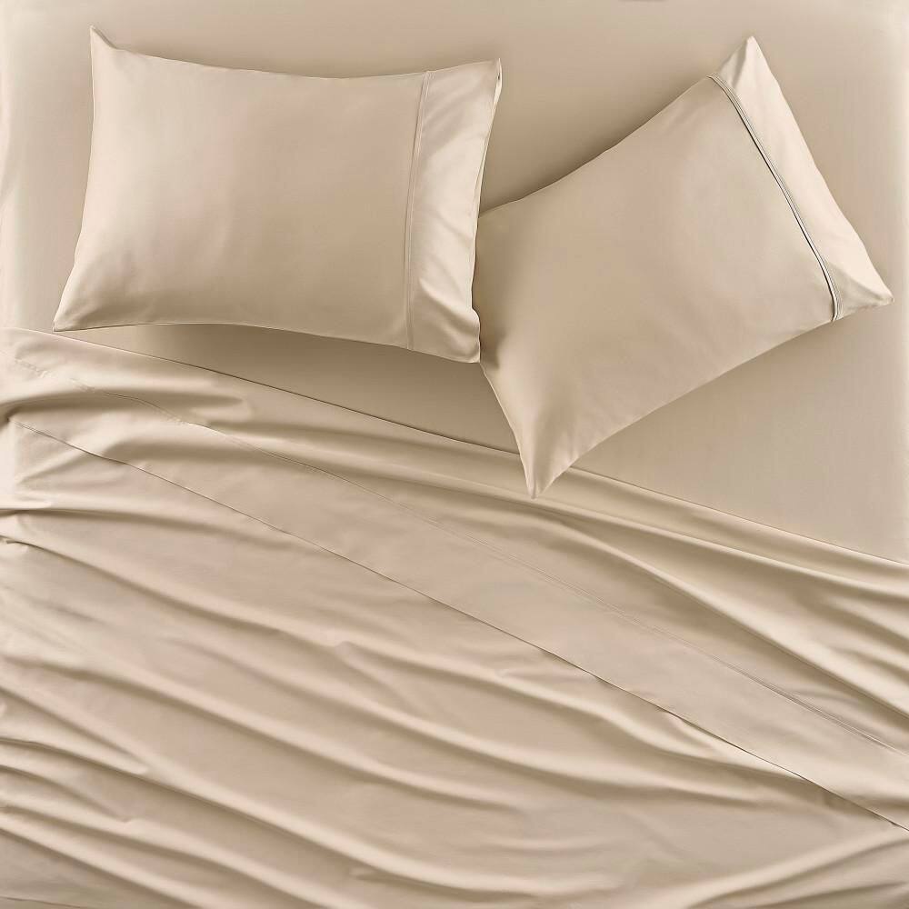 Superior Sheet Pale Gold Cotton King 4-Piece Sheet Set price history on PriceWatchPro