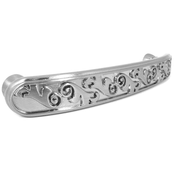  Oakley 3-3/4 in. Center-to-Center Satin Nickel Cabinet Pull (25-Pack)
