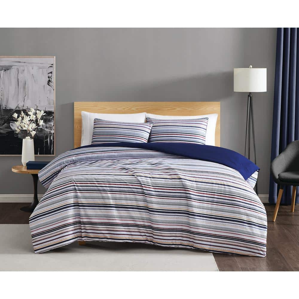 Truly Soft Teagan Stripe Multiple Polyester 2-Piece Twin Comforter Set