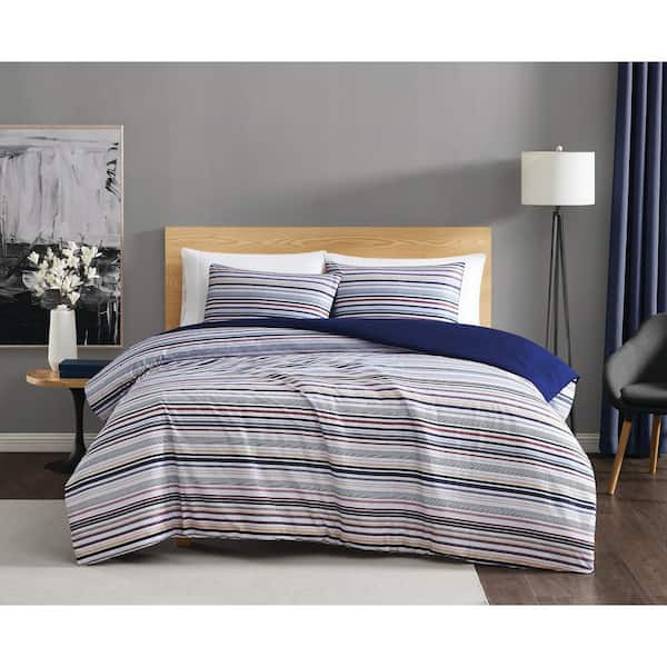 Truly Soft Teagan Stripe Multiple Polyester 2-Piece Twin Comforter Set