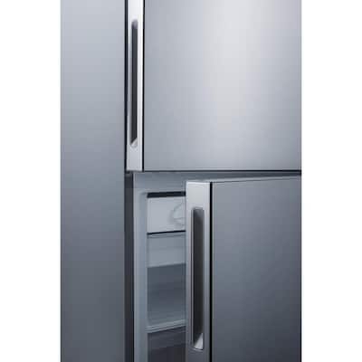28 in. 14.8 cu. ft. Bottom Freezer Refrigerator in Stainless Steel, Counter Depth