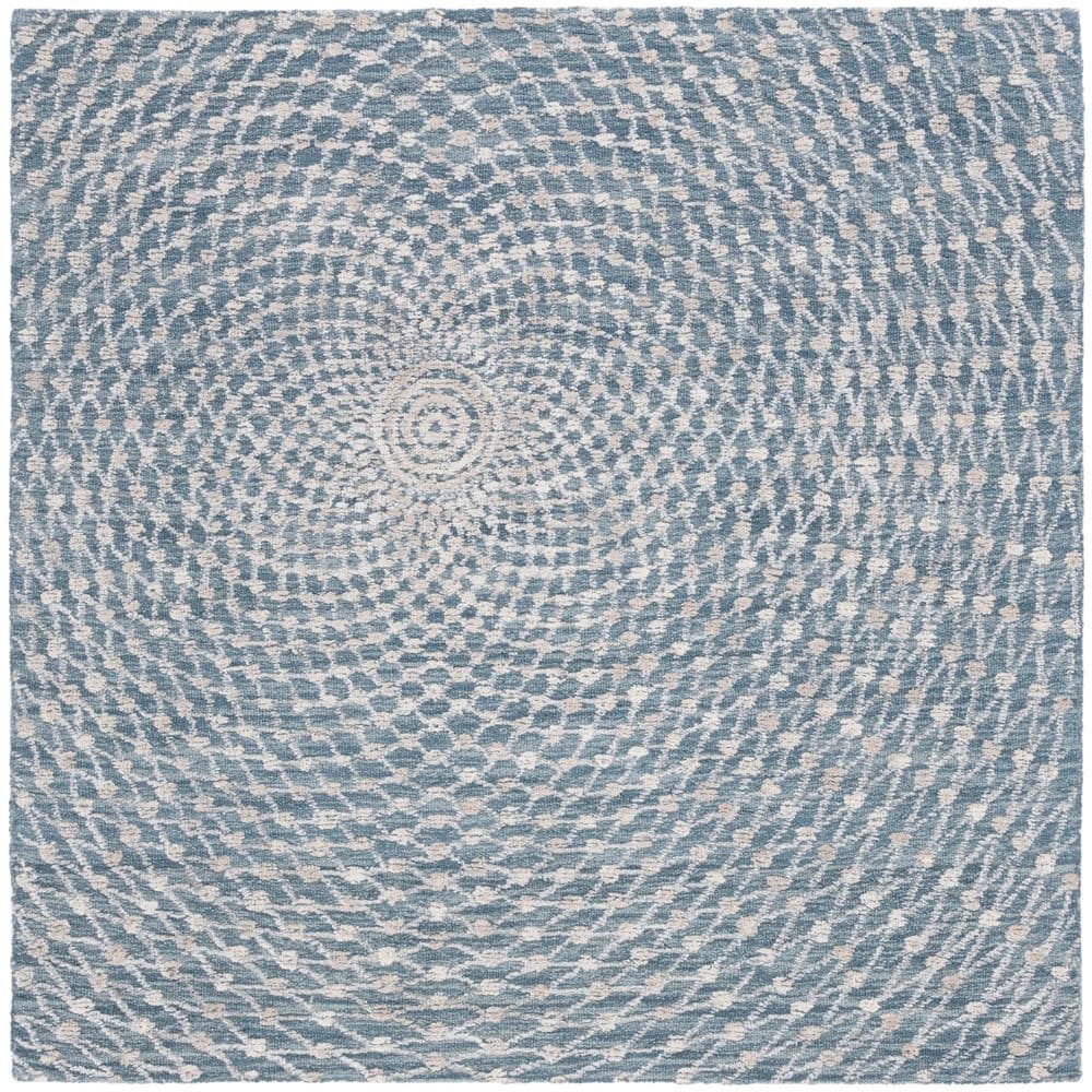 Metro 6 ft. x 6 ft. Gray/Beige Ascending Lattice Square Area Rug price history on PriceWatchPro