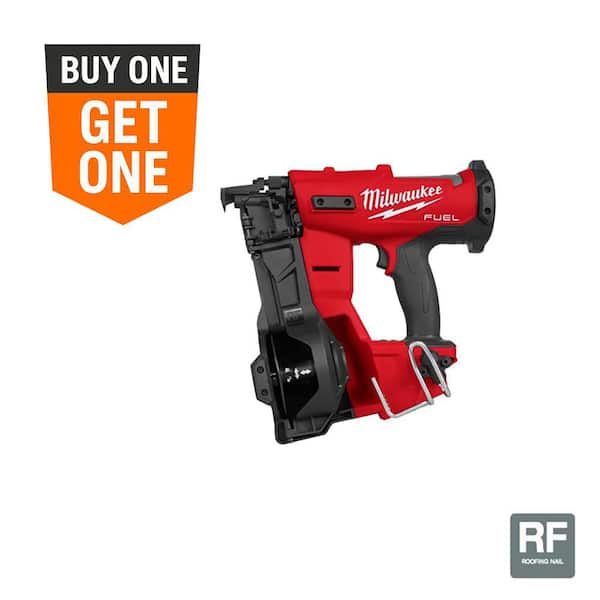 M18 FUEL 18-Volt Lithium-Ion Brushless Cordless Coil Roofing Nailer (Tool Only)