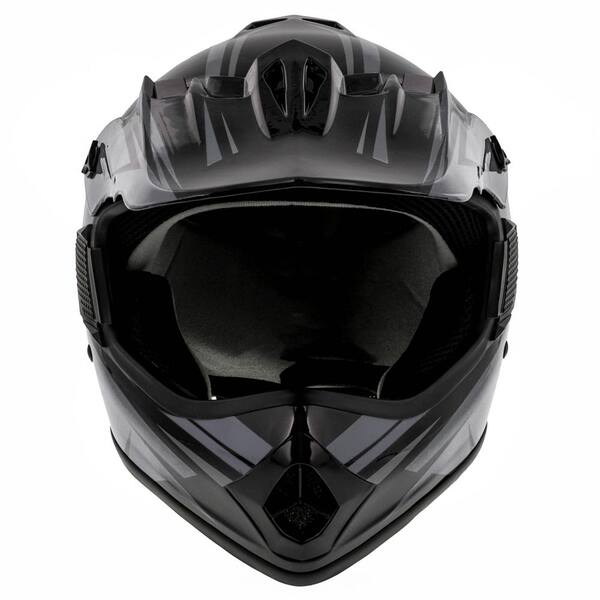 RAIDER GX4 YOUTH MX HELMET BLK/GREY-YM 2181914 - The Home Depot