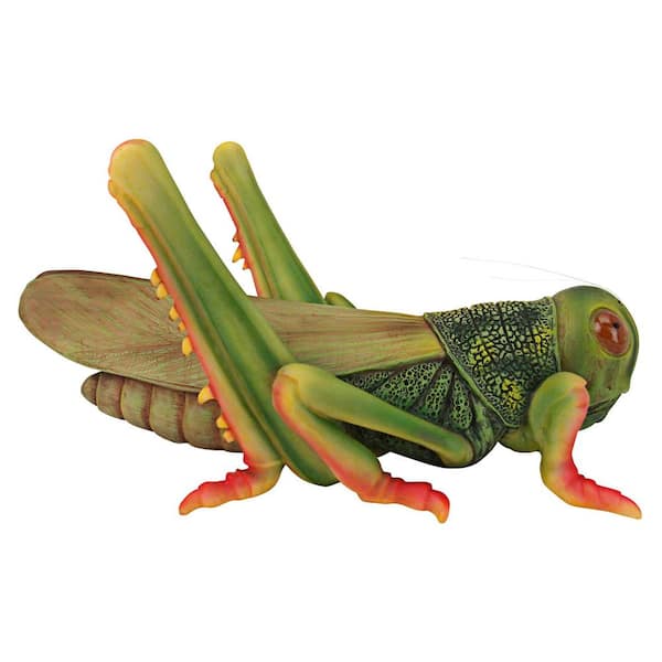 Design Toscano 5 in. H Ricochet the Grasshopper Statue