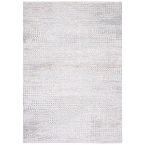 Marmara Gray/Beige/Blue 4 ft. x 6 ft. Abstract Gradient Area Rug