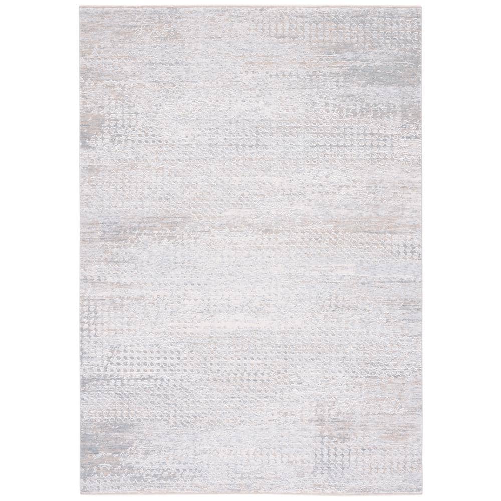 Marmara Modern Silken Gray 8' x 10' Stain-Resistant Area Rug