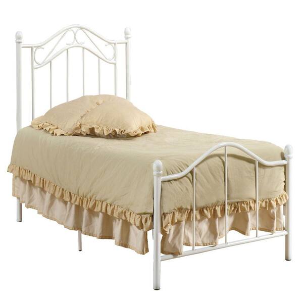 Hillsdale Furniture Gavin White Twin Bed Frame