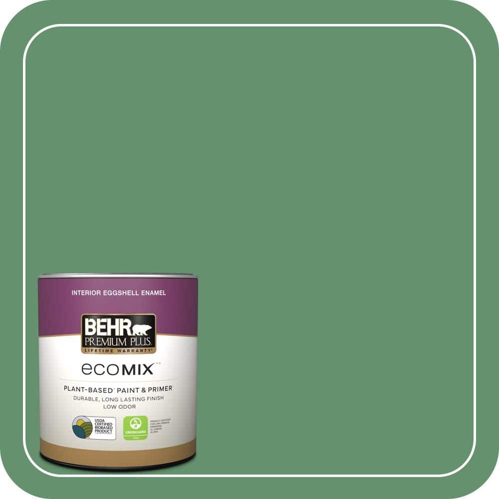 1 qt. #M410-6 Turtle Creek Eggshell Enamel EcoMix Plant-Based Interior Paint & Primer price history on PriceWatchPro