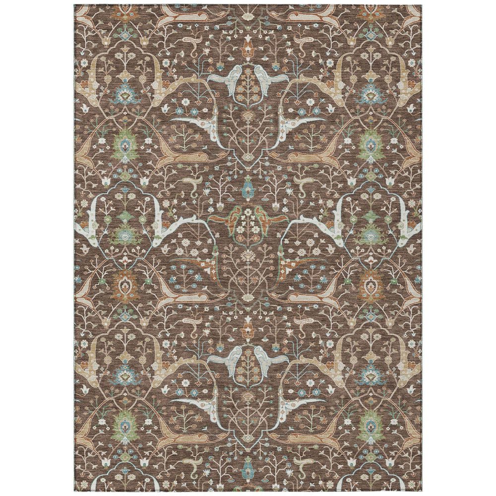 Chantille Machine Washable Indoor/Outdoor Abstract ACN2250 Brown 2 ft. 6 in. x 3 ft. 10 in. Area Rug price history on PriceWatchPro