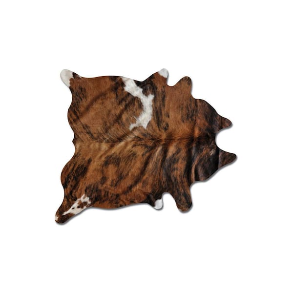 Kobe Classic Brindle 6 ft. x 7 ft. Cowhide Area Rug