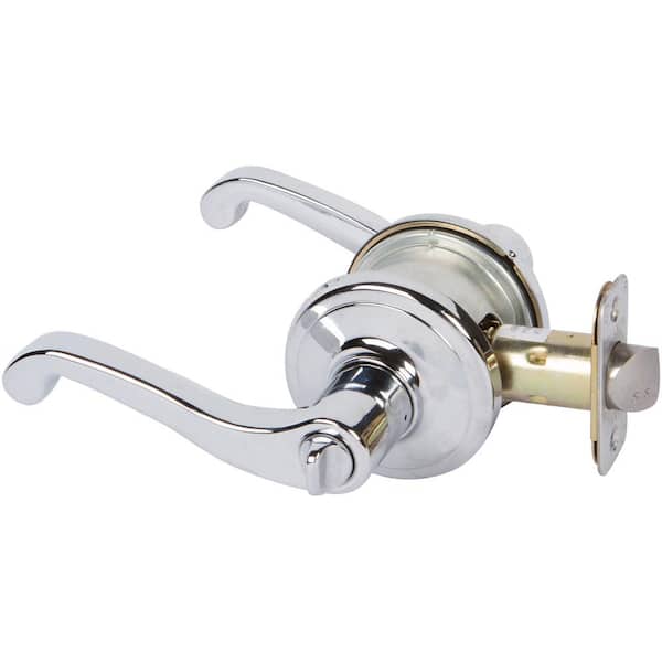 Bright Chrome Grade 2 Enson Privacy (Bed/Bath) Lever