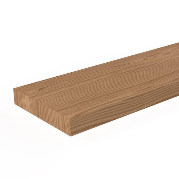 3/4 in. D x 3-1/2 in. W x 96 in. L Unfinished Solid Oak Wood 1x4 S4S Moulding
