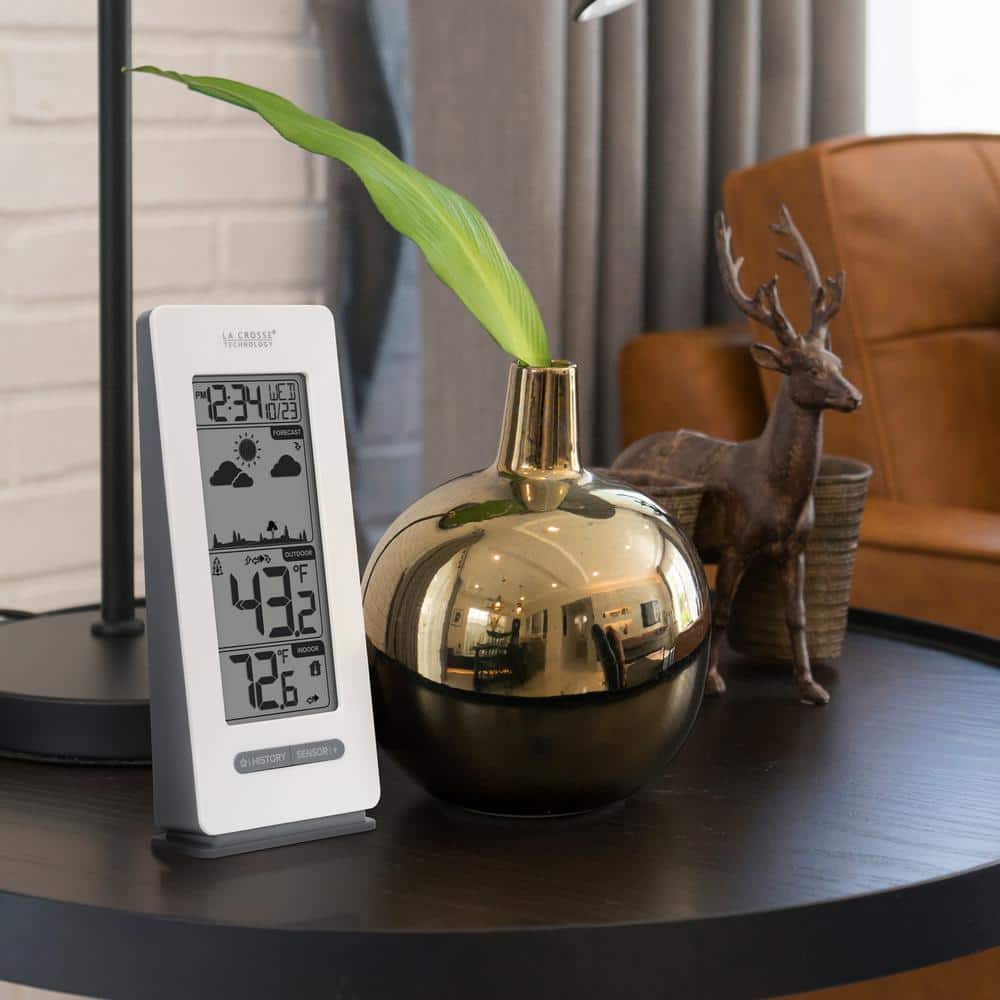 Wireless White Digital Weather Forecast Station