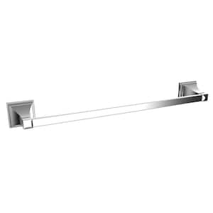 Rainier 24 in. Wall-Mounted Towel Bar in Polished Chrome