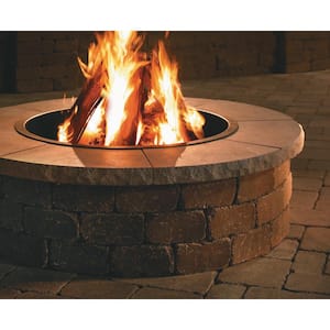 52 in. x 2.25 in. Bluestone Outdoor Concrete Fire Pit Chiseled Cap