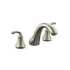 KOHLER Forte Rim Valve 2-Handle Trim Kit Only in Vibrant Brushed Nickel ...