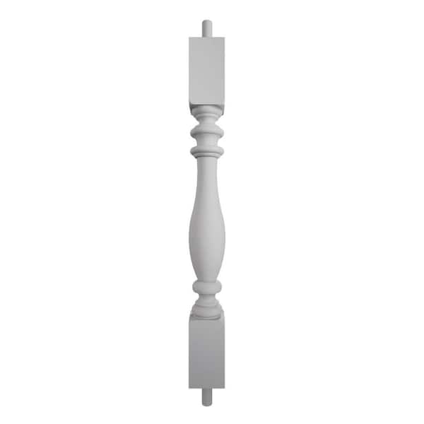 Ekena Millwork Endurathane 500 Series 24 in. H x 2.5 in. W White Resin Stair Baluster
