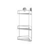 Croydex Stick 'n' Lock Two Tier Cosmetic Basket 20.6 x 10.2 x 6.4 Inches