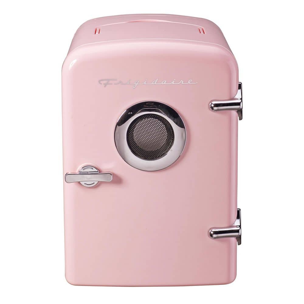 Frigidaire 1 cu. ft. 6-Can Retro Mini Fridge in Pink EFMIS151-PINK