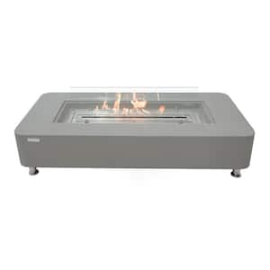 Sydney 61.9 in.Concrete Ethanol Fire Pit Table in Space Grey