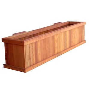 24 in. x 8.5 in. 1905 Super Deck finish Wood Window Boxes & Troughs