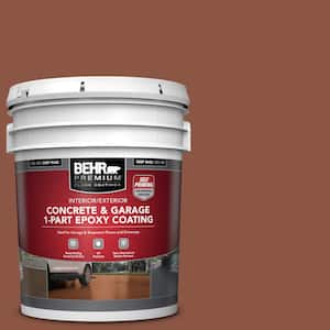 5 gal. #S180-7 True Copper Self-Priming 1-Part Epoxy Satin Interior/Exterior Concrete and Garage Floor Paint