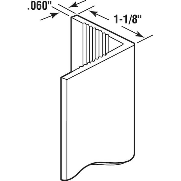 Vestil White PVC Corner Guard Round PVC-48R-WH - The Home Depot