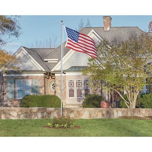 Classic 17 ft. Sectional Flagpole Kit with Rope