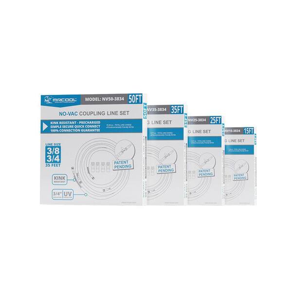 Mrcool Diy Universal 24 000 Btu 2 Ton Seer Central Split A C Condenser And A Coil With 15 Ft No Vac Install Kit Mdcaccnk15 The Home Depot