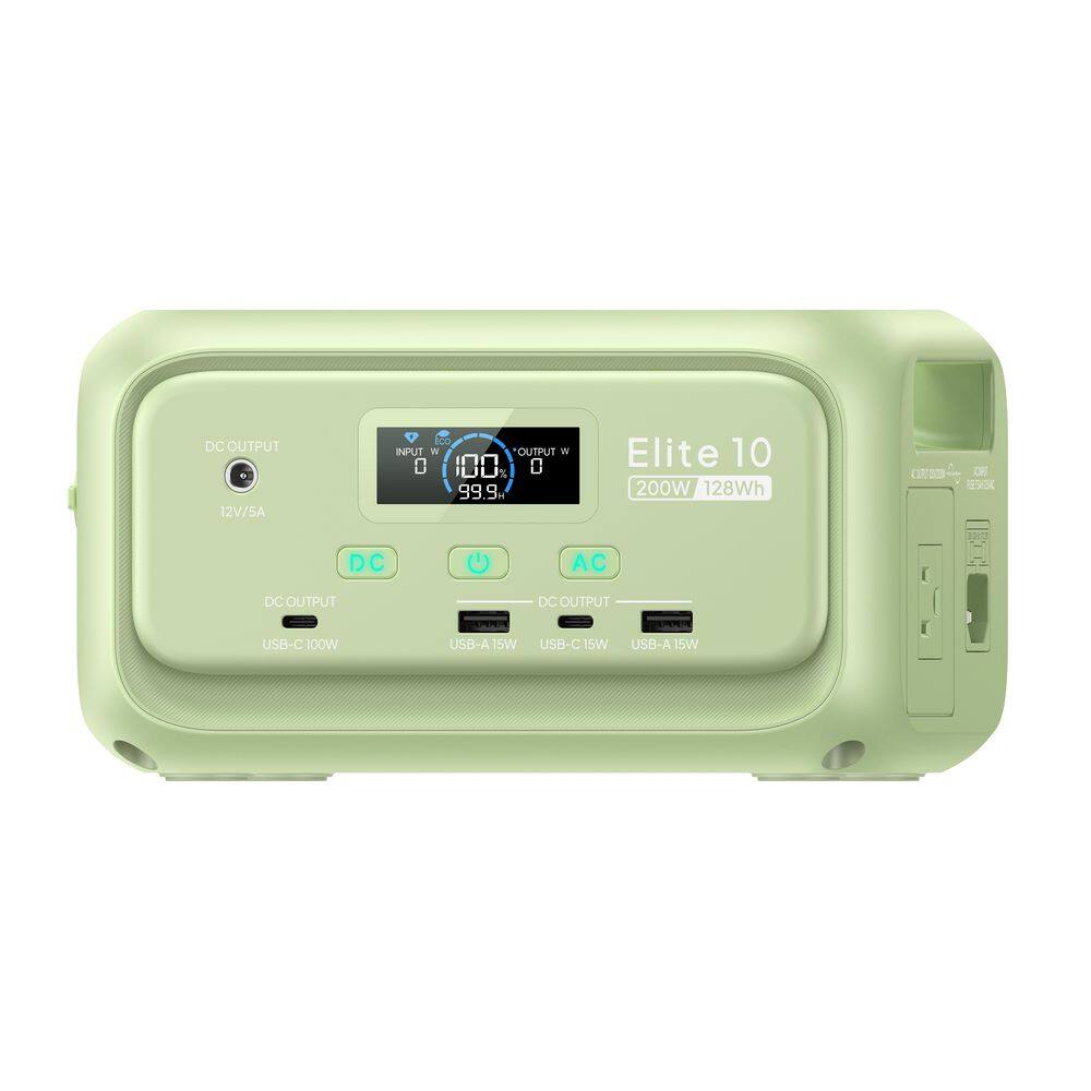 200W Continuous/600W Peak Output 128Wh Portable Power Station, Push Button Start Battery Solar Generator for Campsite price history on PriceWatchPro